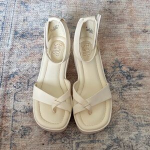 Franco Sarto Women's Beige Sandals